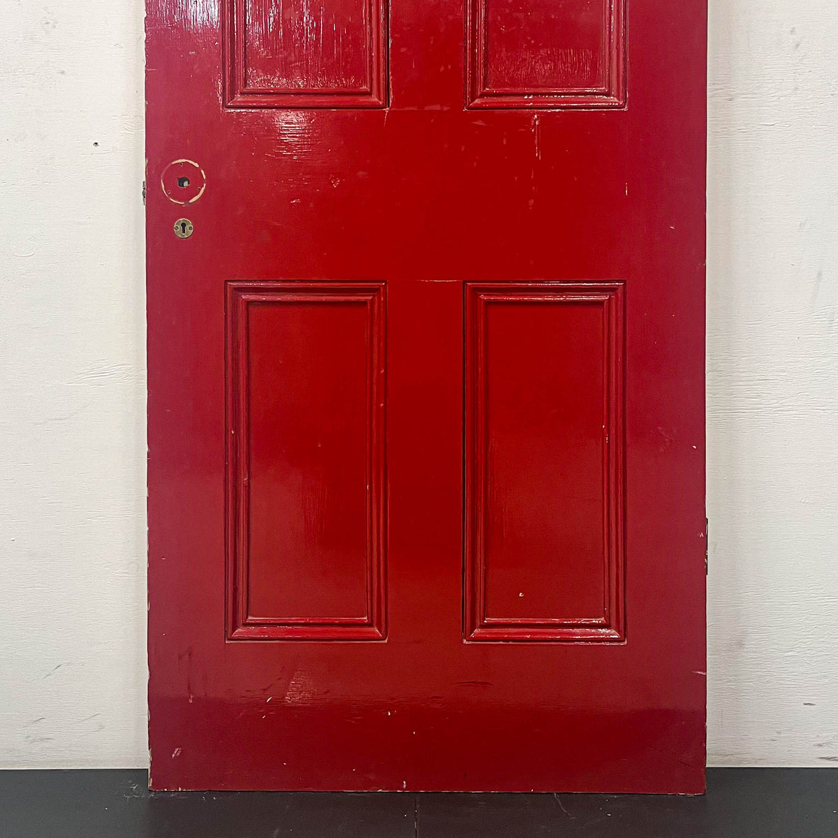Victorian 4 Panel Antique Pine Door - 195.5cm x 75cm | The Architectural Forum