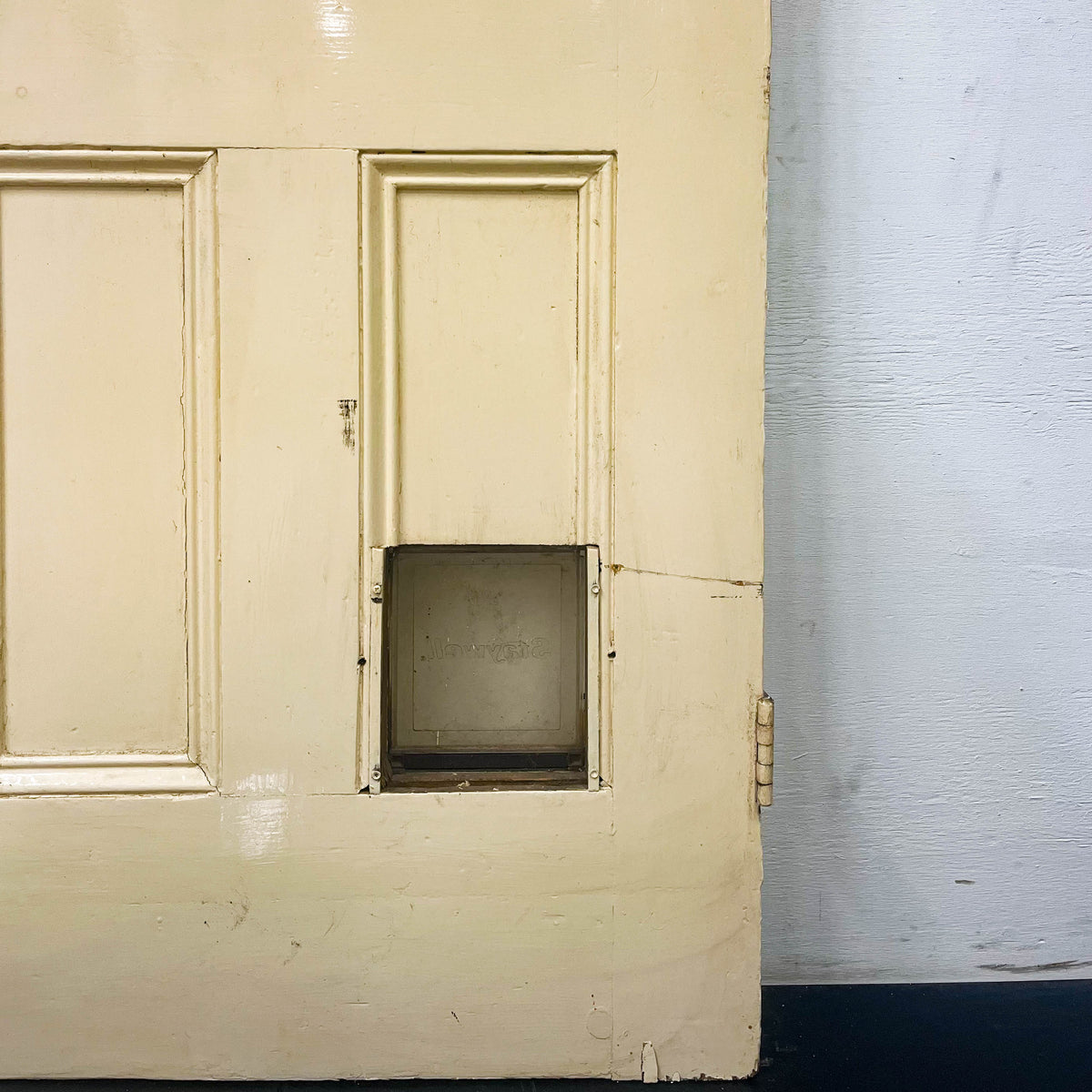 Antique 2 Panel Glazed Victorian Pine Door - 192cm x 70.5cm | The Architectural Forum