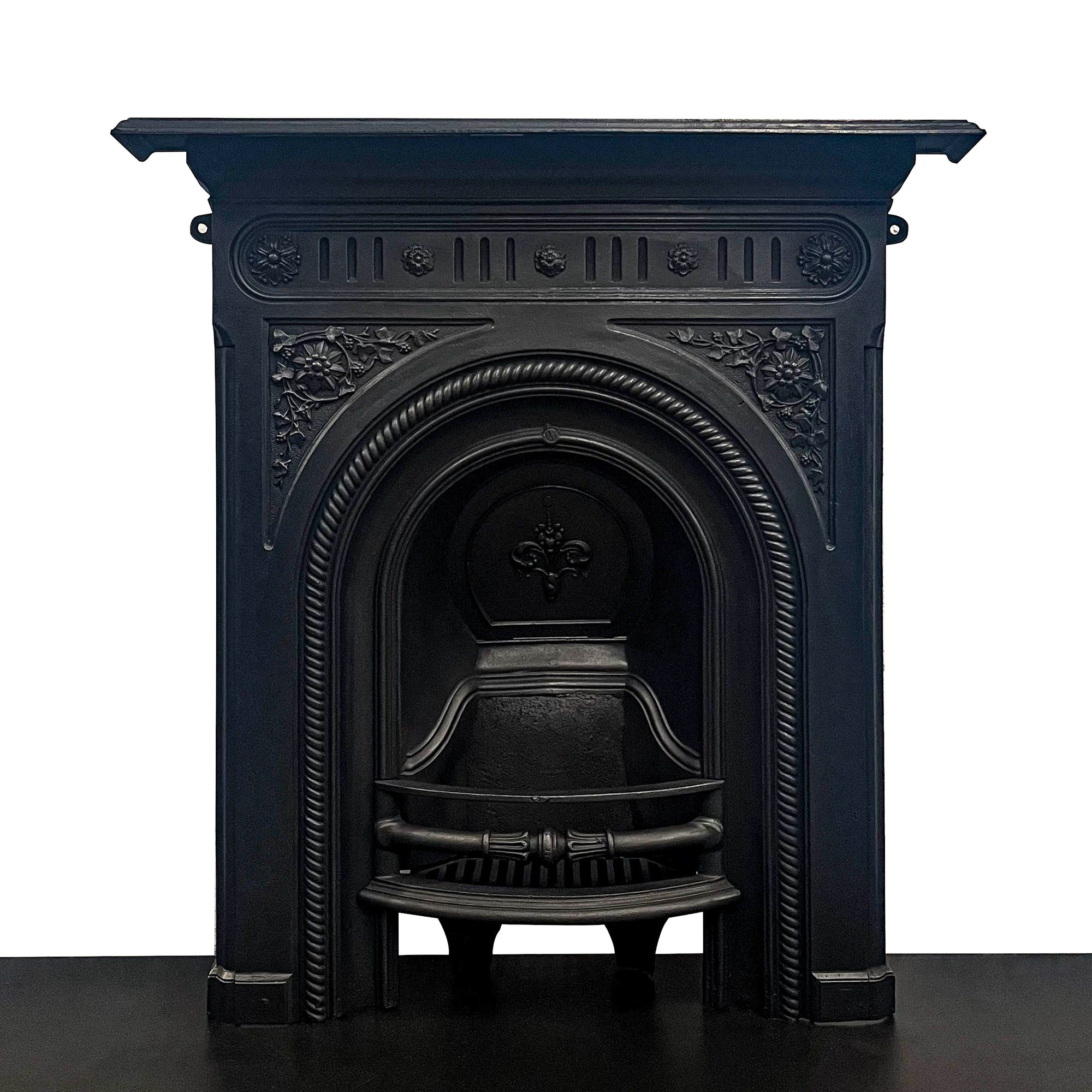 Antique Victorian Cast Iron Bedroom Combination Fireplace | The Architectural Forum