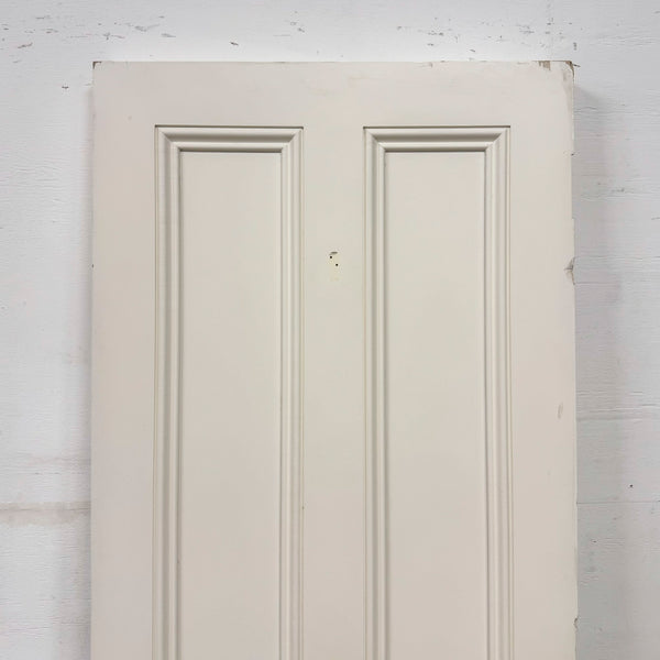 Reclaimed White Tulip Wood 4 Panel Door - 197.5cm x 76cm - The