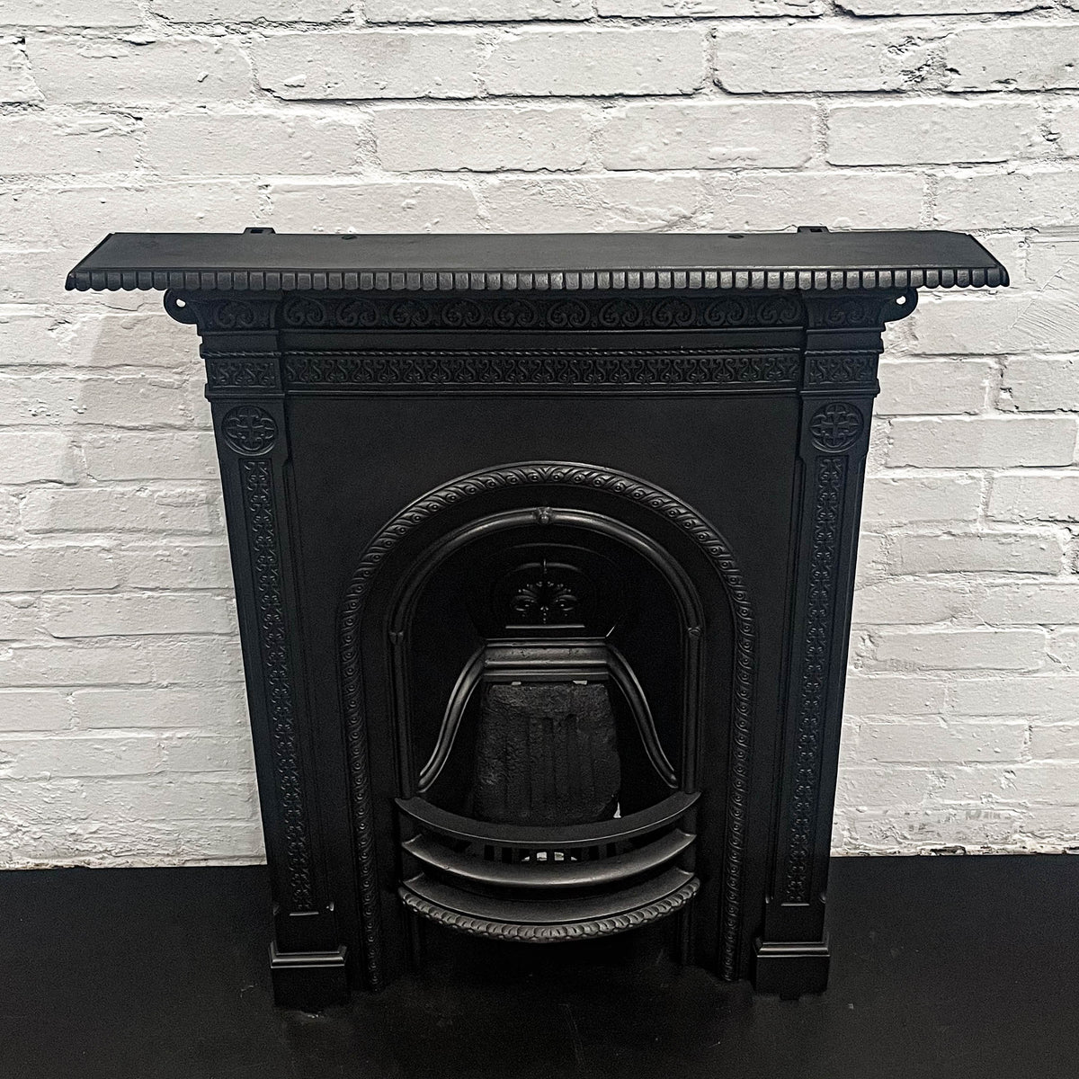 Antique Victorian Cast Iron Combination Fireplace | The Architectural Forum