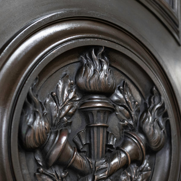 Monumental Bronze and Mahogany Entranceway Doors - The Architectural Forum