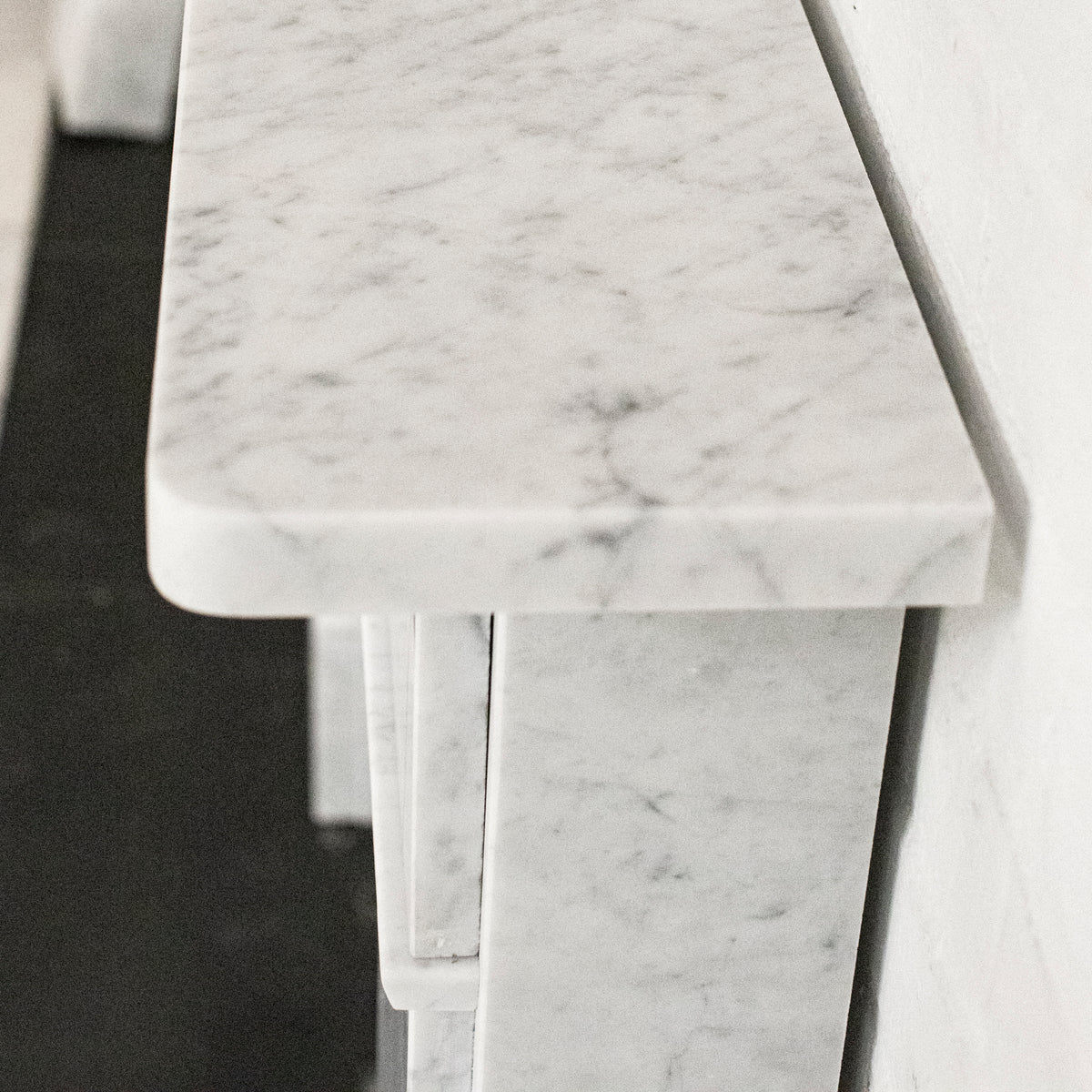 Reclaimed Carrara Marble Fire Surround | The Architectural Forum