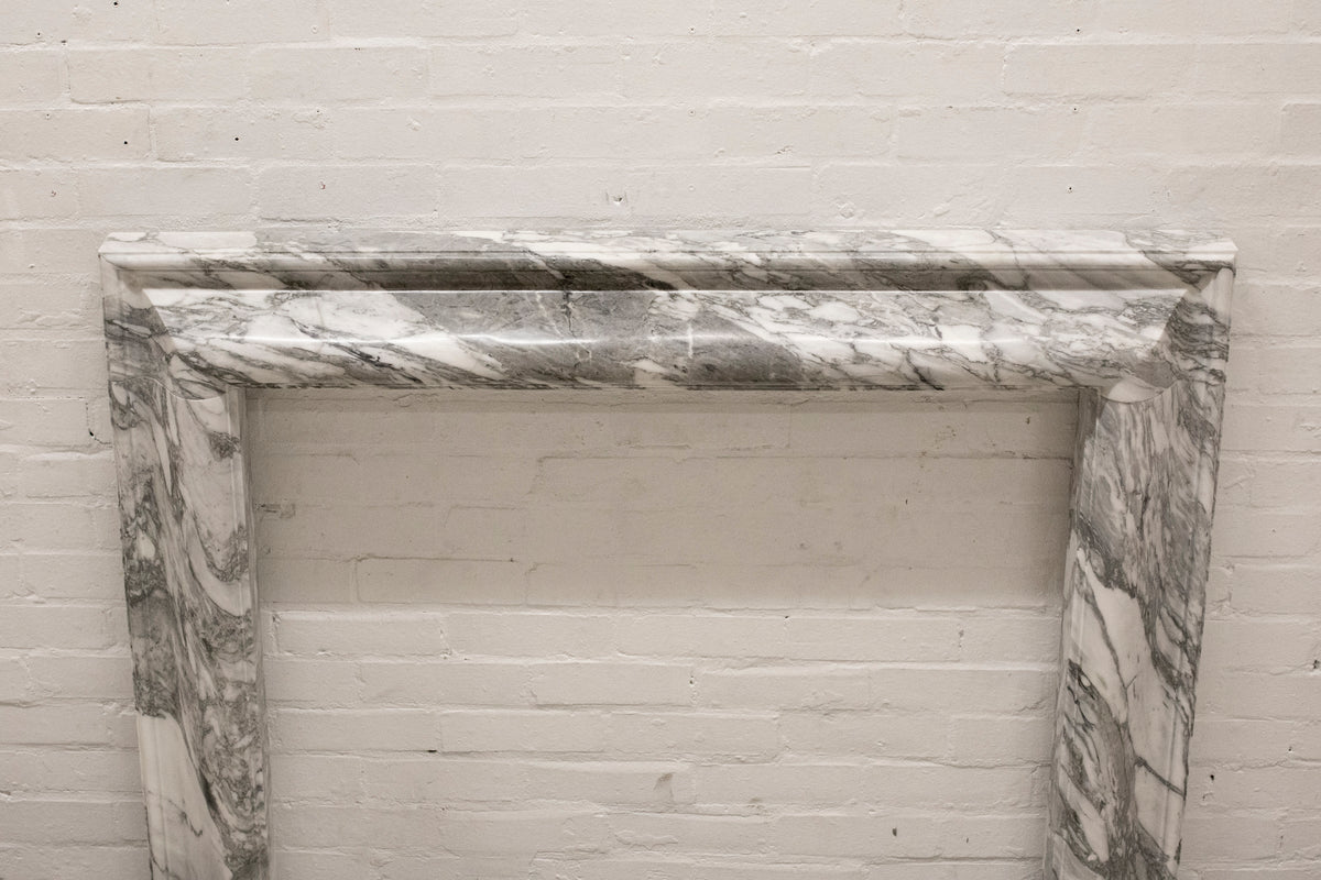 Arabescato Marble Bolection Fireplace Surround | The Architectural Forum