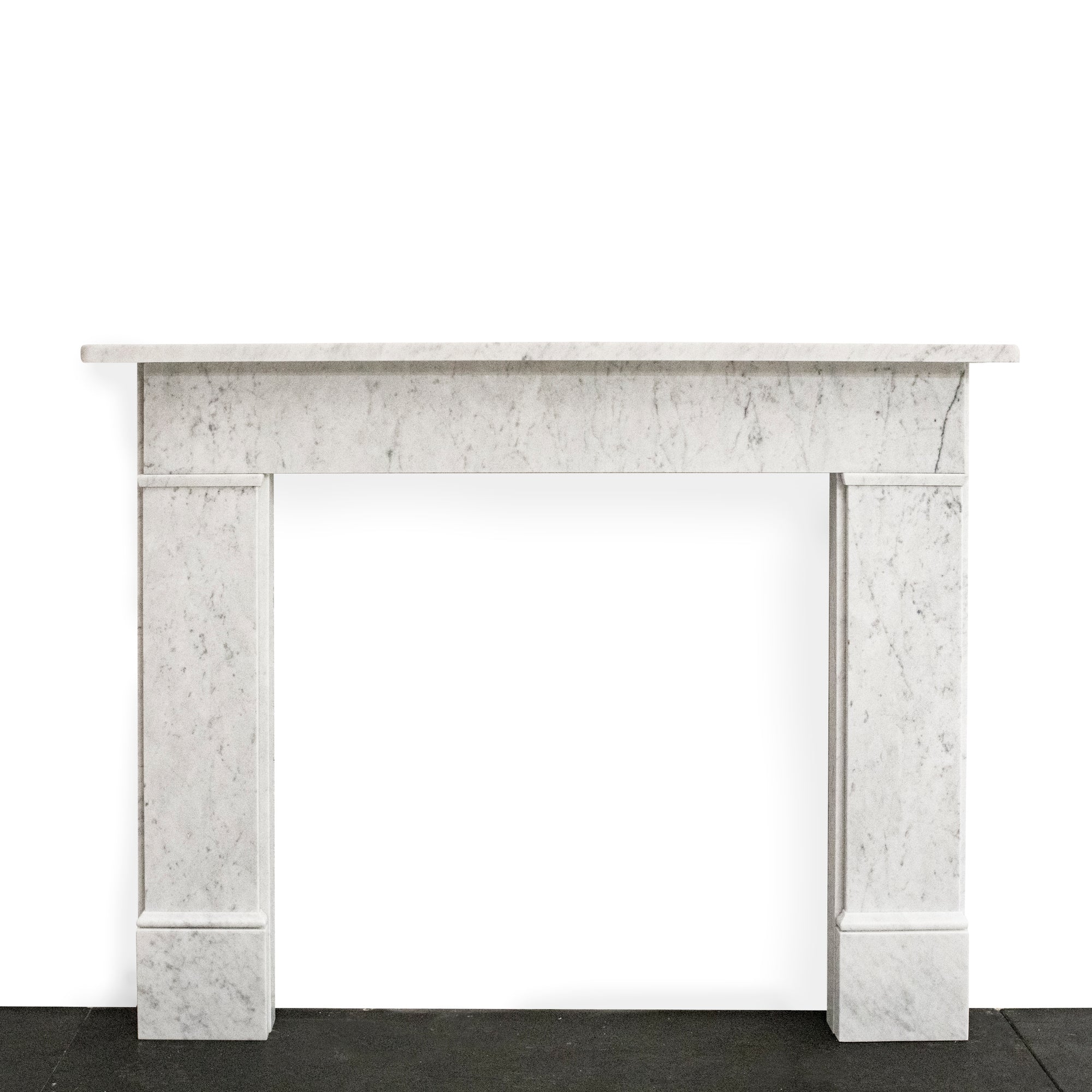 Early Edwardian, Late Georgian Style Carrara Marble Fire Surround | The Architectural Forum