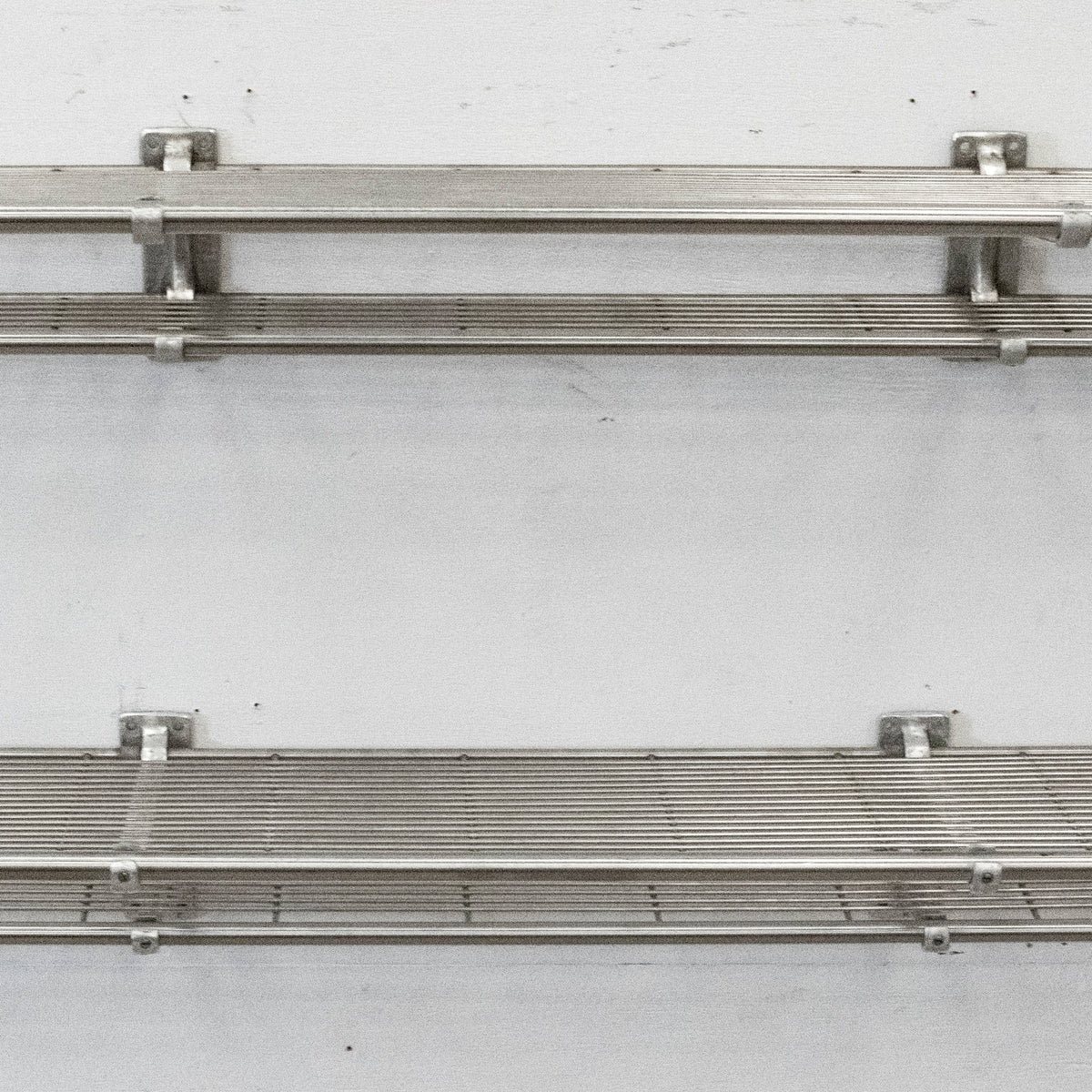 Reclaimed Mid-Century Train Luggage Racks | The Architectural Forum