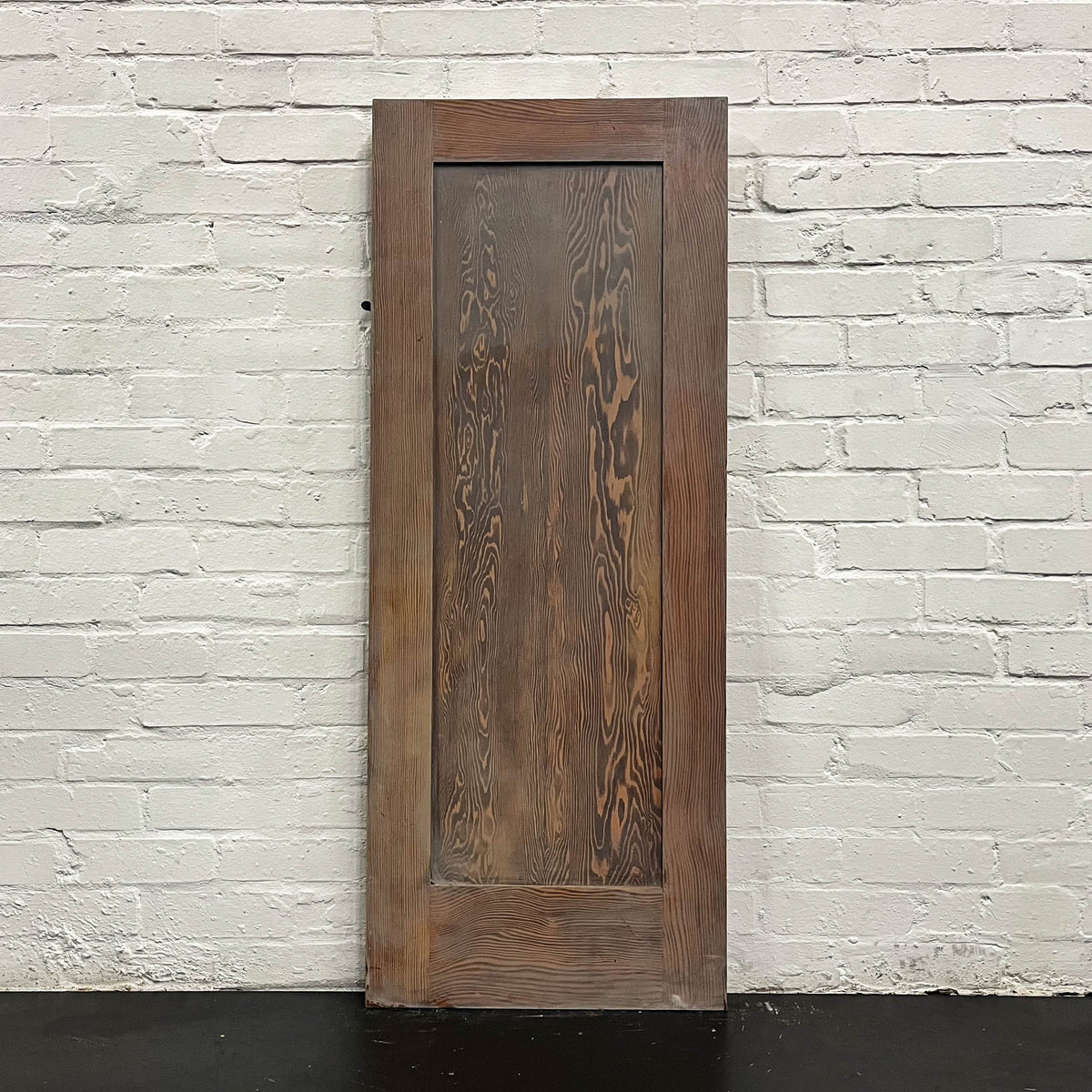 Antique Victorian Pine Cupboard Door - 127cm x 49.5cm | The Architectural Forum