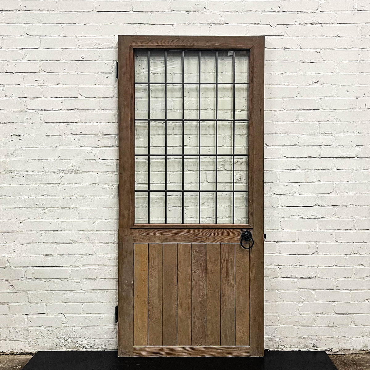 Antique Victorian Glazed Latch Door - 195cm x 88.5cm | The Architectural Forum