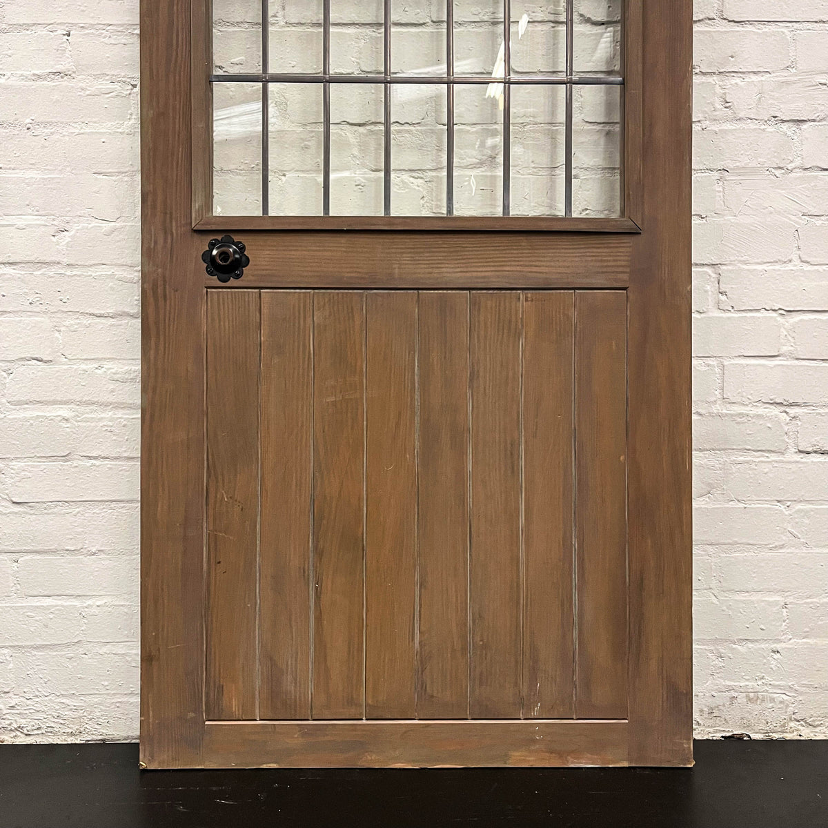 Antique Victorian Glazed Latch Door - 194cm x 81cm | The Architectural Forum