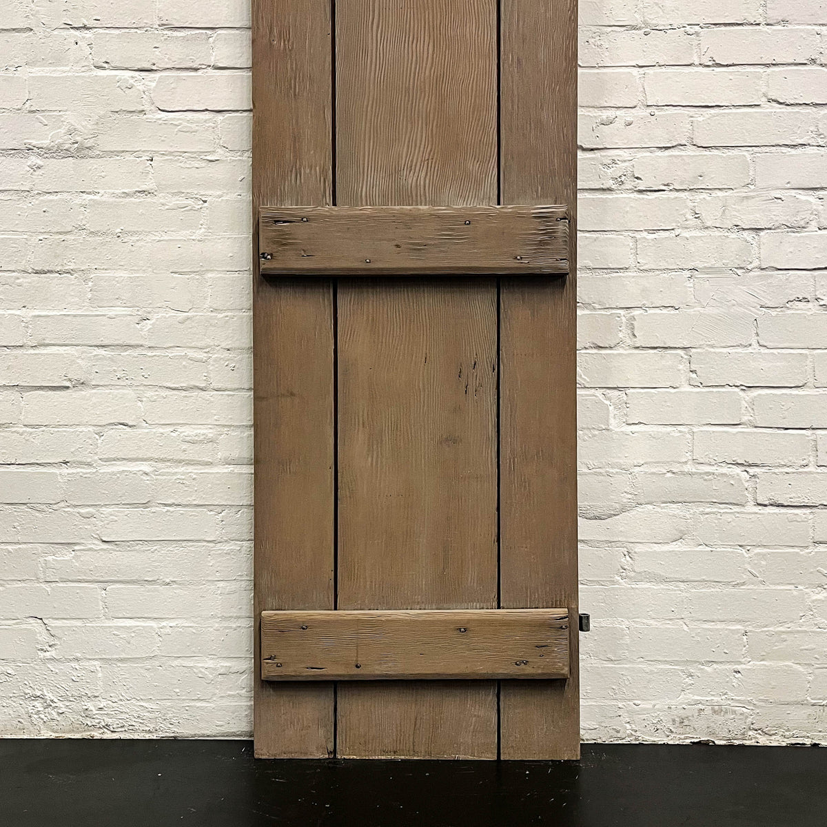 Antique Victorian Pine Latch Door - 186cm x 59cm | The Architectural Forum