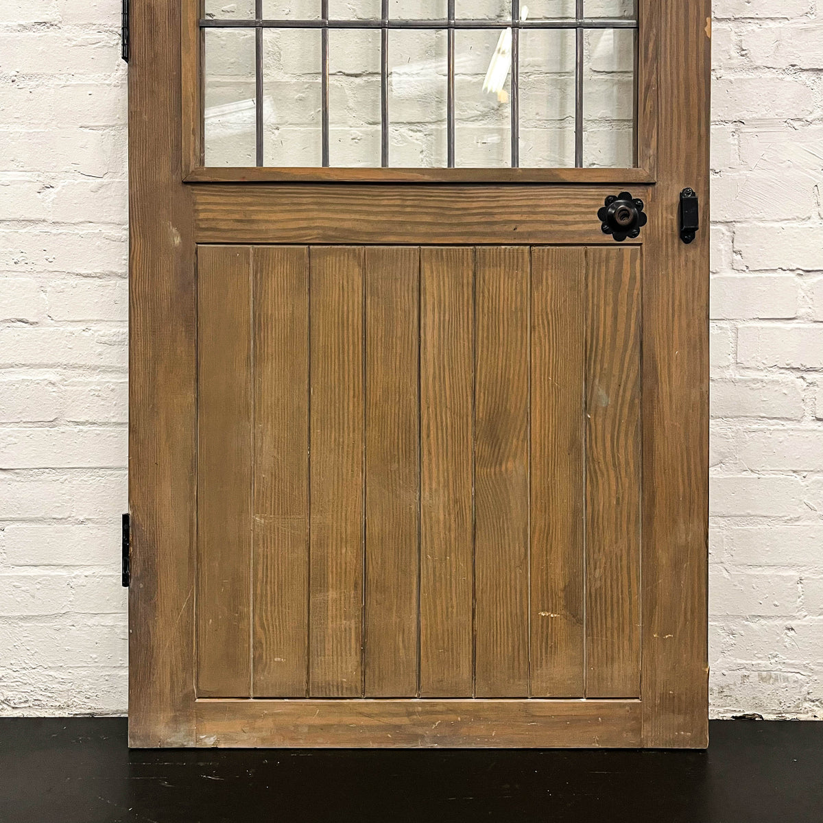 Antique Victorian Glazed Latch Door - 194cm x 81cm | The Architectural Forum
