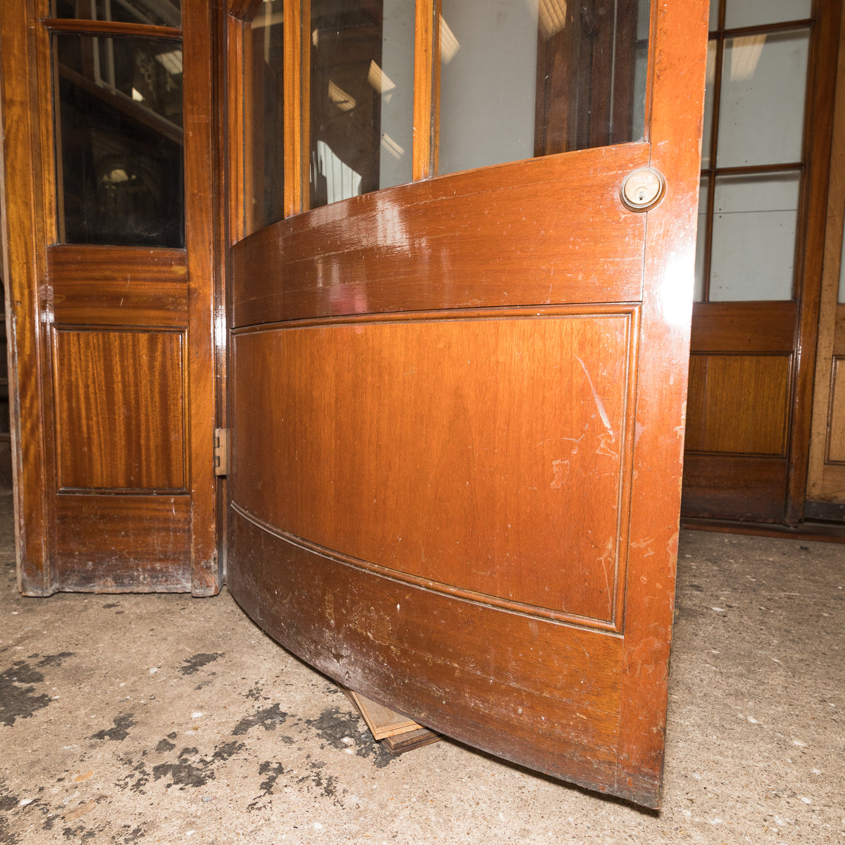 Antique Art Deco Grand Modular Glazed Entrance with Curved Wings | The Architectural Forum