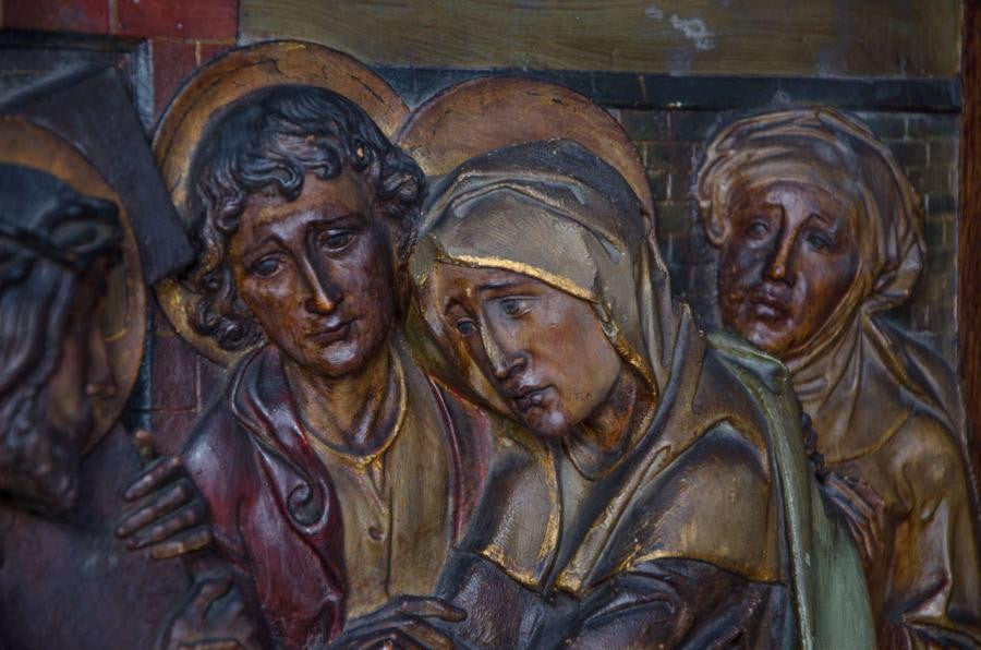 Antique Stations of the Cross Plaques | The Architectural Forum