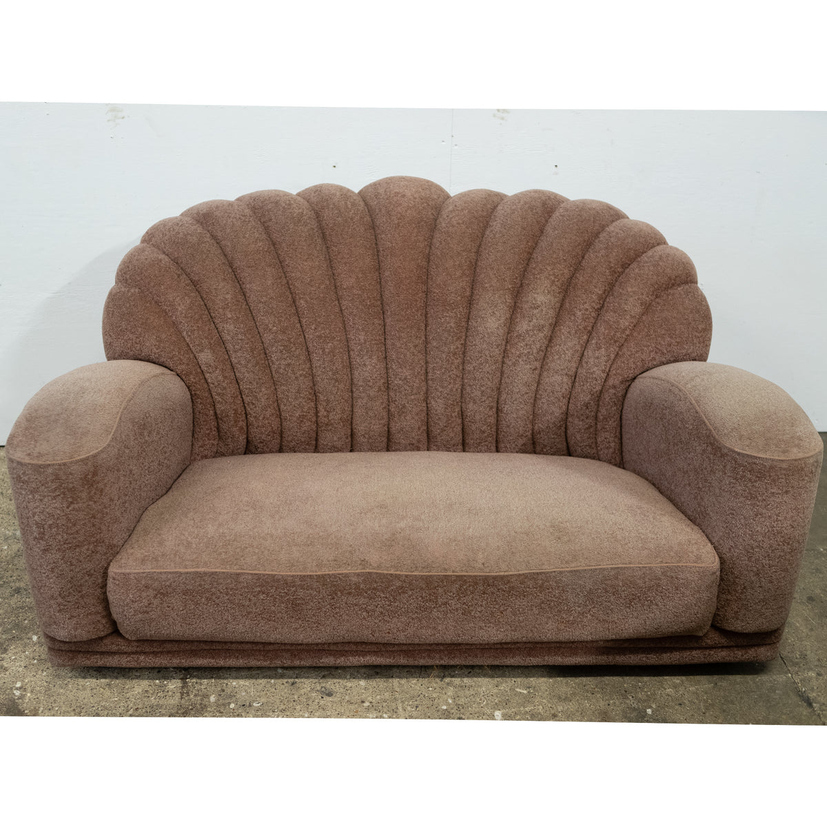Art Deco 3 Piece Suite Shell-Back Sofa &amp; Armchairs | The Architectural Forum
