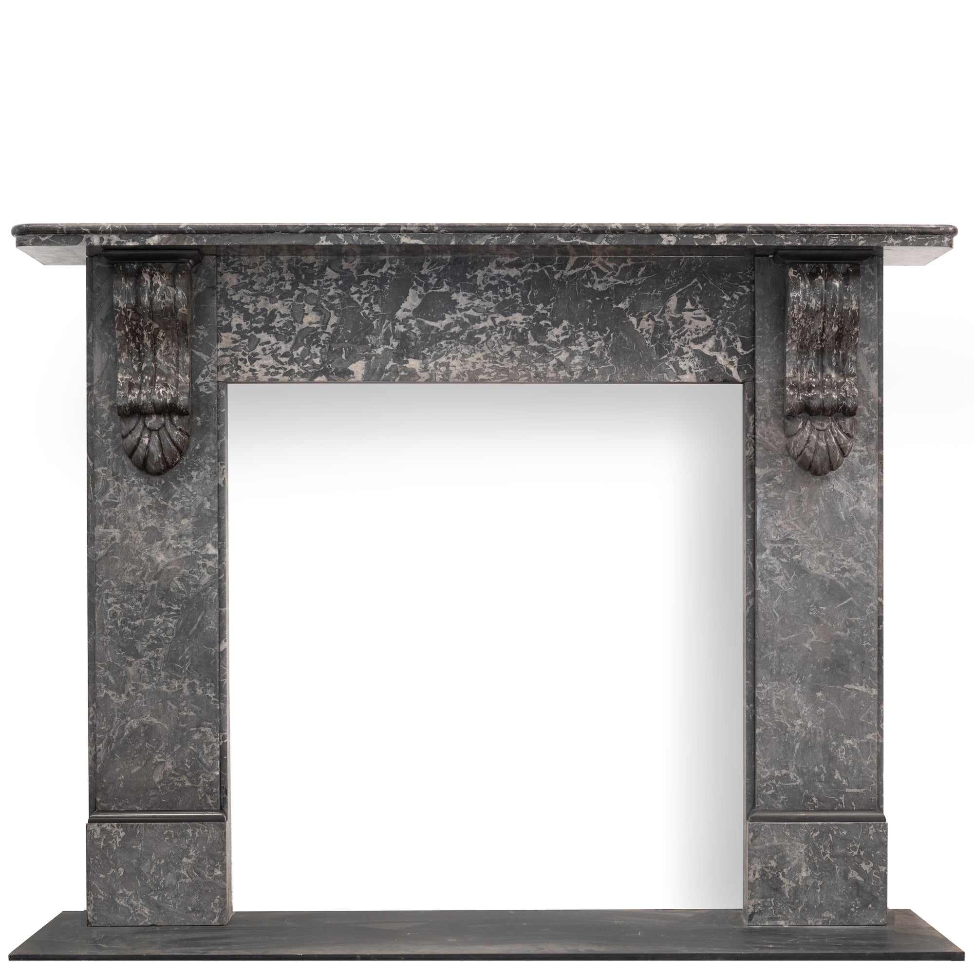 Antique Victorian St Anne's Marble Fireplace Surround with Corbels | The Architectural Forum