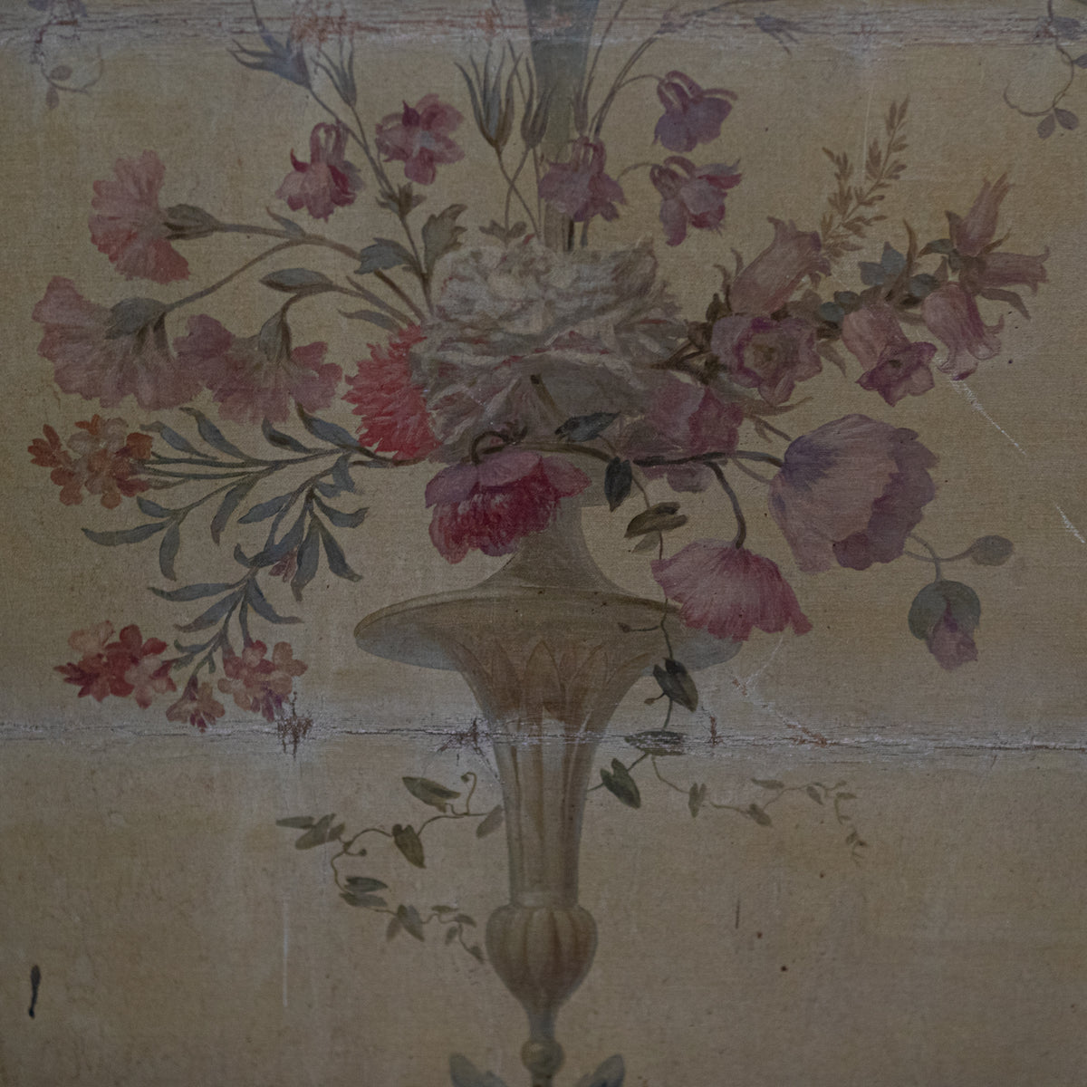 Magnificent Collection of Antique 18th Century Oil on Canvas Murals | The Architectural Forum