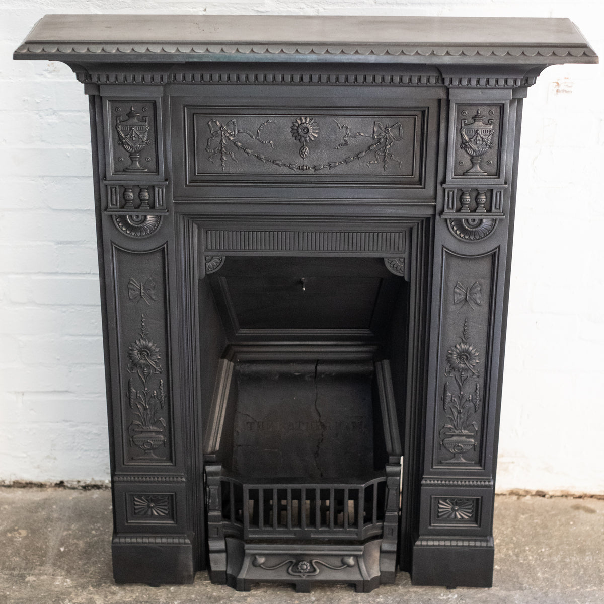 Antique Cast Iron Combination Fireplace | The Architectural Forum