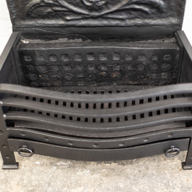 Antique Cast Iron Fire Basket | The Architectural Forum