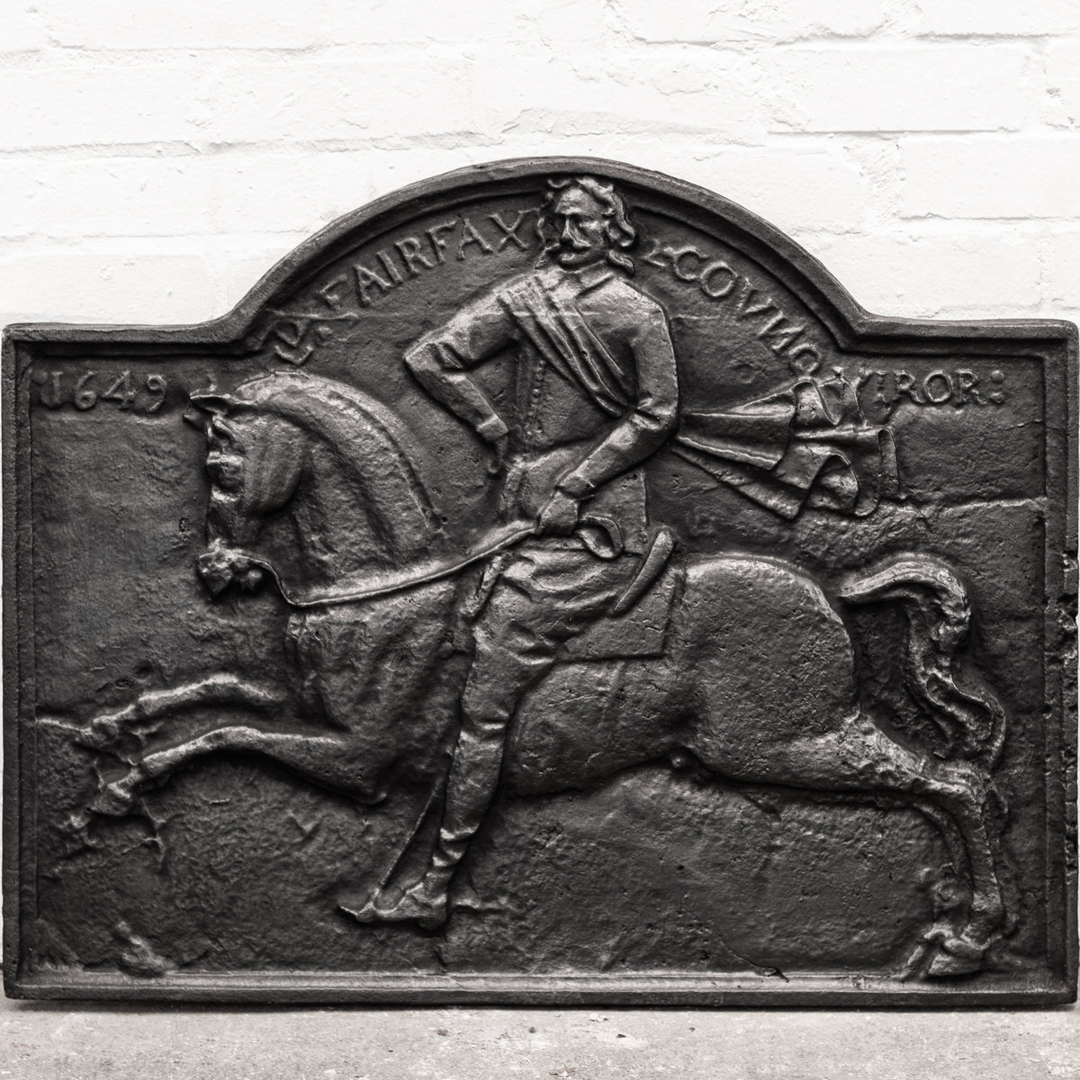Reclaimed Carron Foundry Cast Iron Fireback (2 Available) | The Architectural Forum