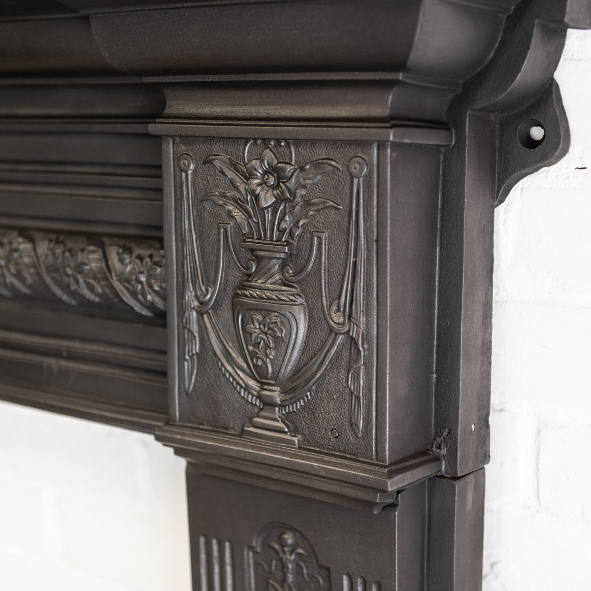 Rare Antique Victorian Cast Iron Fireplace Surround | The Architectural Forum