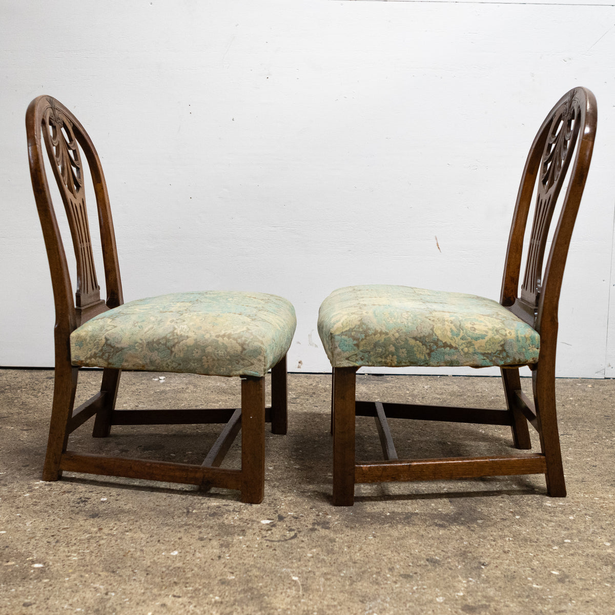 Pair of Antique Georgian Mahogany Side Chairs | The Architectural Forum