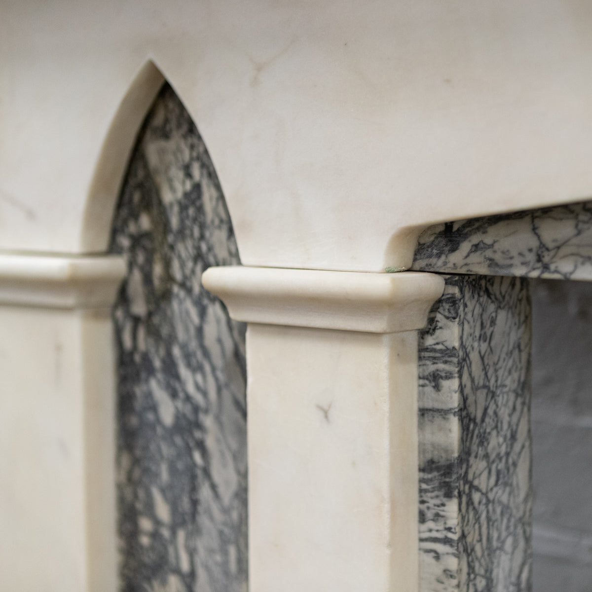 Antique English Regency Marble Fireplace Surround | Gothic | The Architectural Forum
