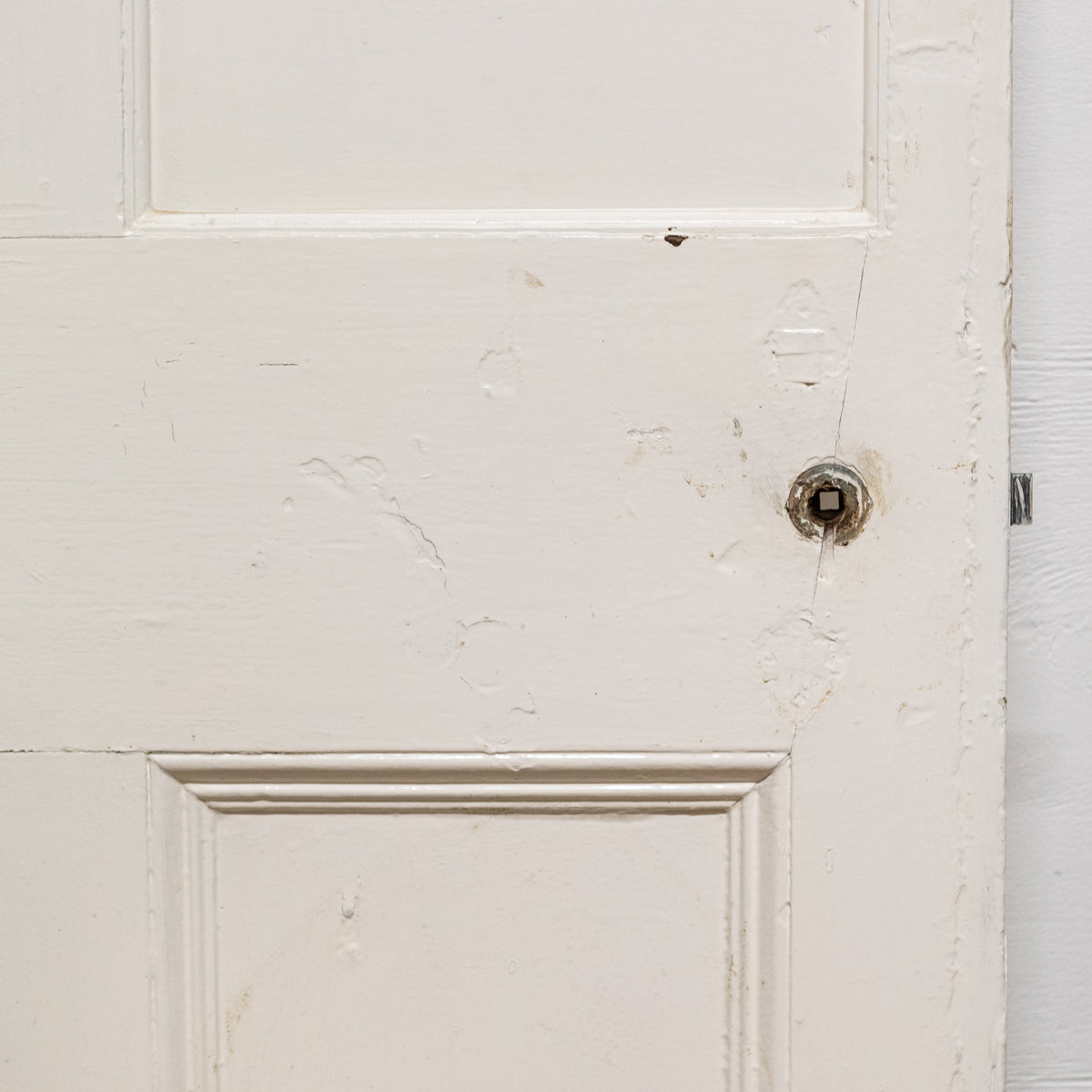 Antique Victoria Pine Panelled Door - 191cm x 82.5cm | The Architectural Forum