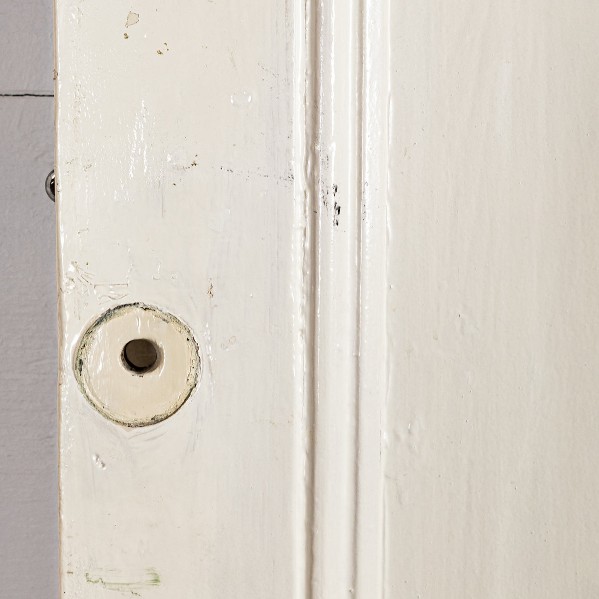 Antique Victorian Solid Pine 4 Panel Door - 190 x 70cm | The Architectural Forum