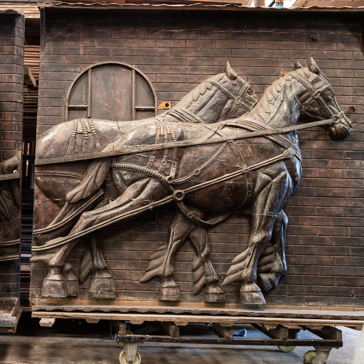 Life-Size Camden Market Bronze Horse Scene | The Architectural Forum