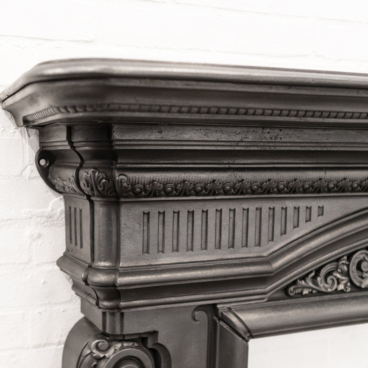 Antique Victorian Ornate Cast Iron Fireplace Surround | The Architectural Forum