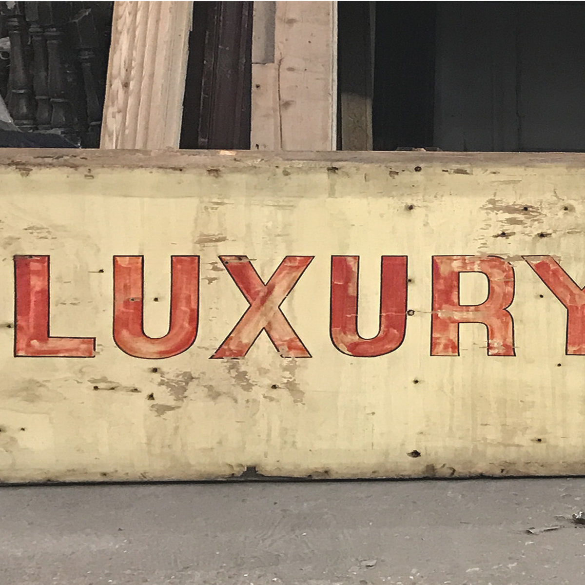 Rare Salvaged Antique Victorian London Shopfront Sign | The Architectural Forum