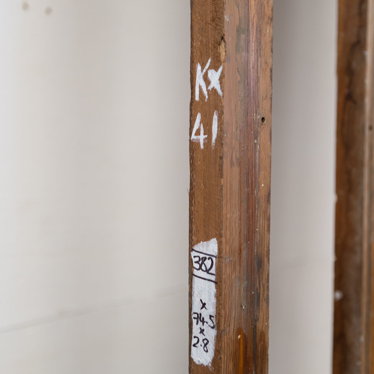 Reclaimed Teak / Iroko Worktop 382 X 74.5cm | The Architectural Forum