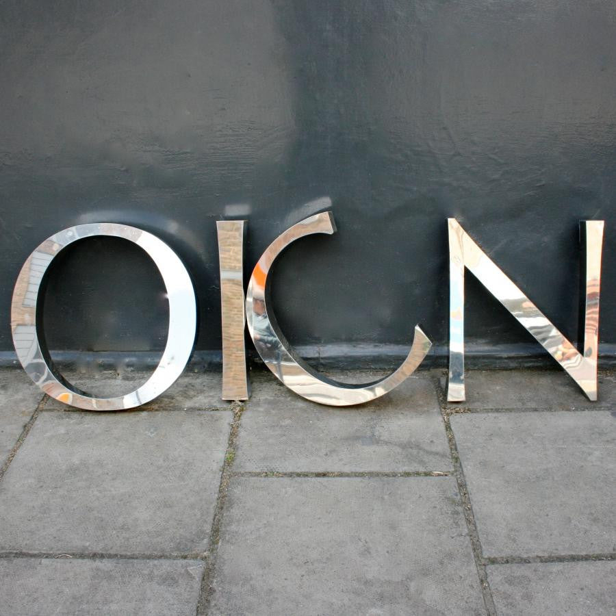 Stainless Steel Letters | The Architectural Forum