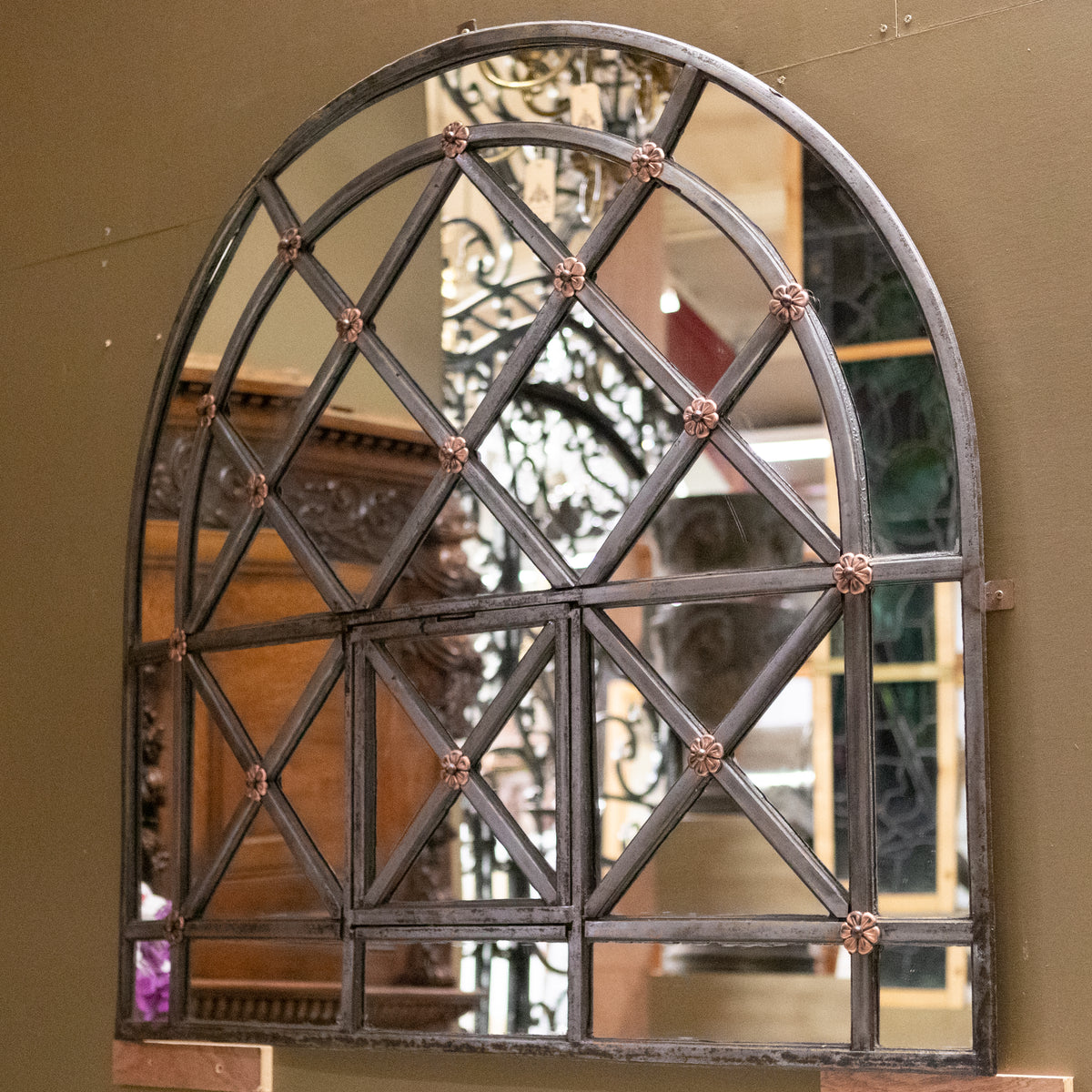 Transformed Antique Tate Britain Gallery Window Frame Mirror | The Architectural Forum