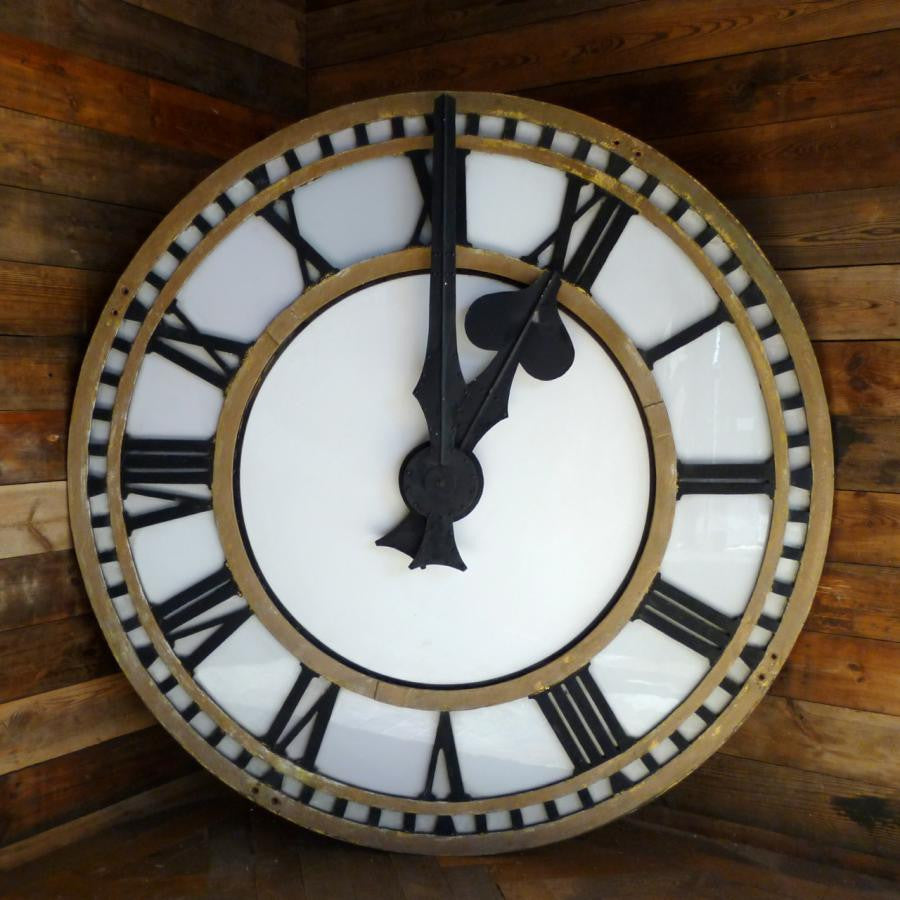 Large clockface architectural salvage