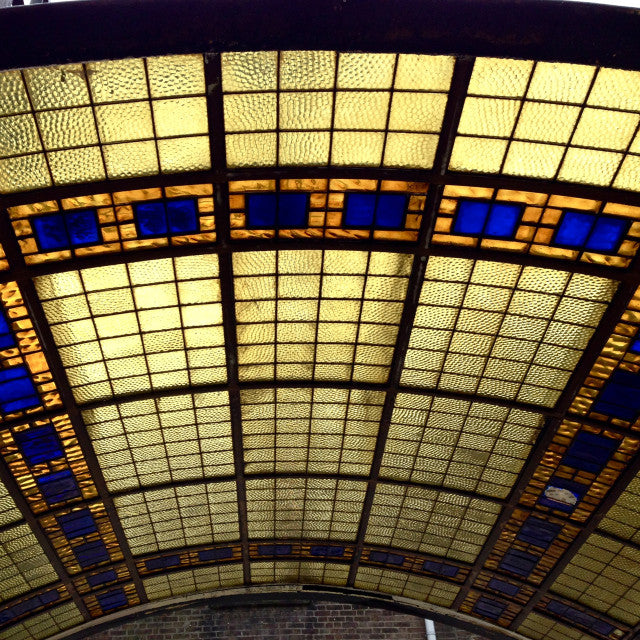 Spectacular 1929 Stained Glass Skylights from Metropole Cinema
