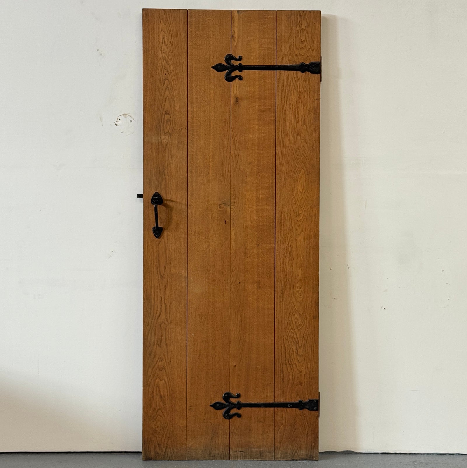 Antique Victorian Pine Latch Door - 189cm x 75cm x 2cm | The Architectural Forum