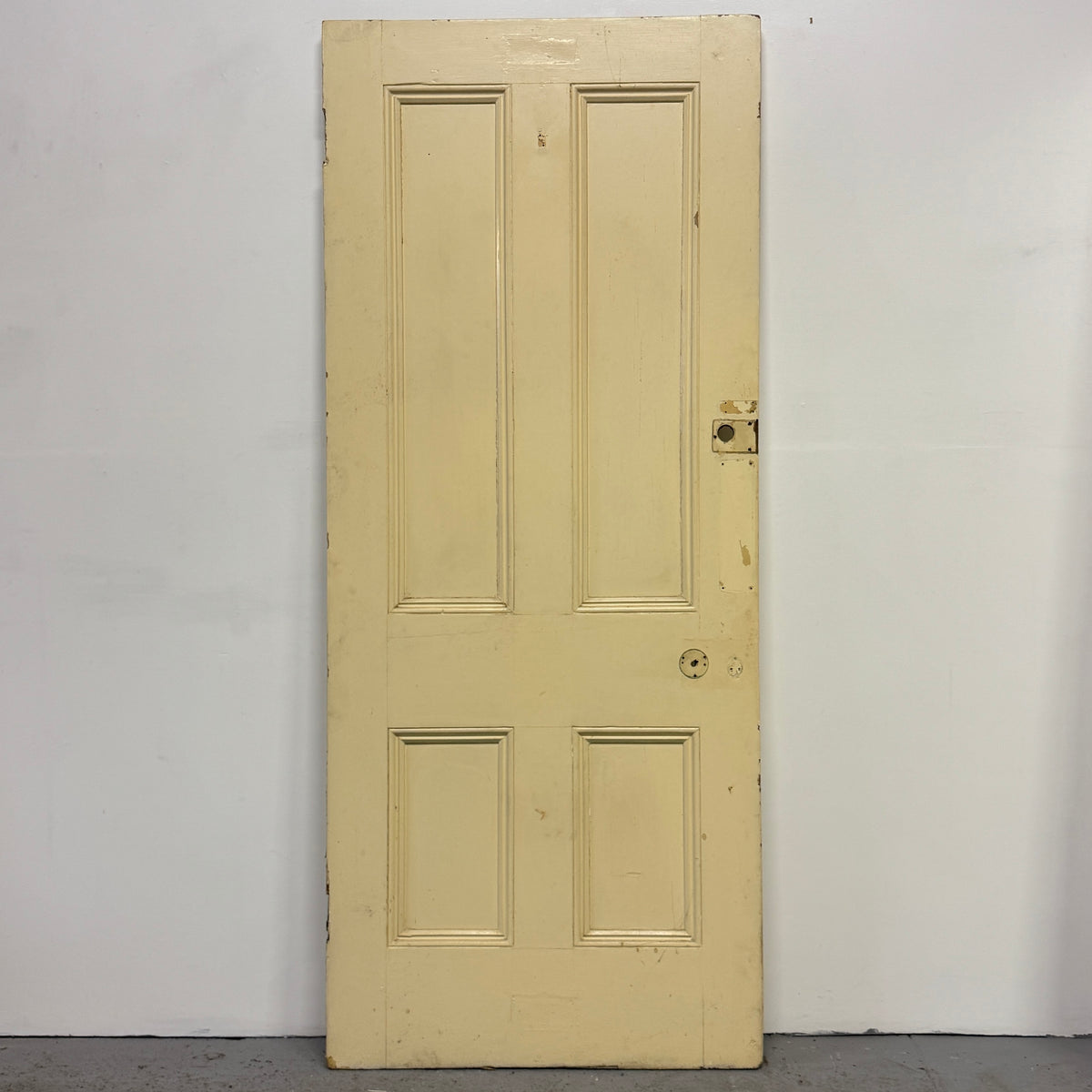 Antique Four Panel Door 207cm x 86.5cm x 5cm | The Architectural Forum