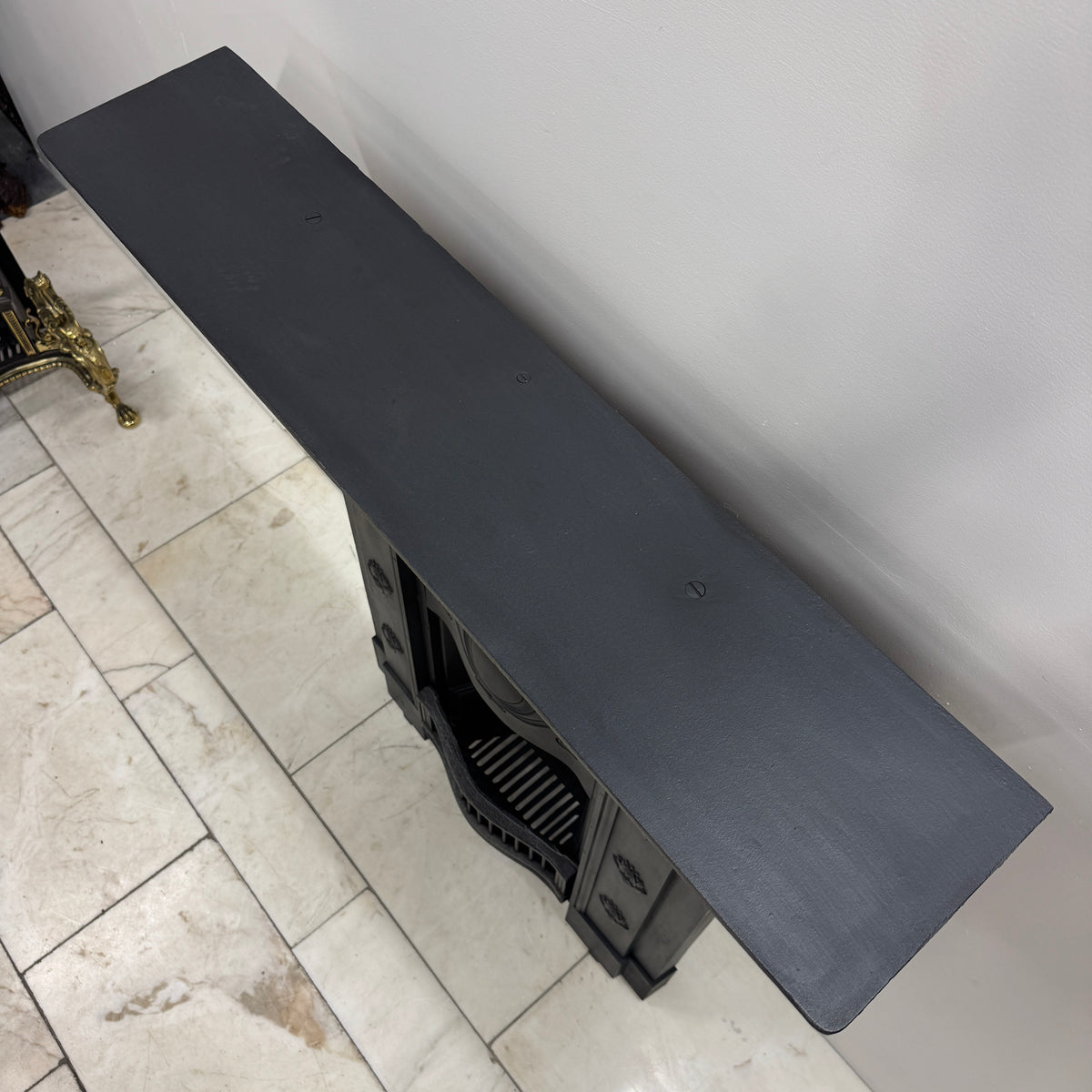 Antique Tiled Cast Iron Combination Fireplace | The Architectural Forum