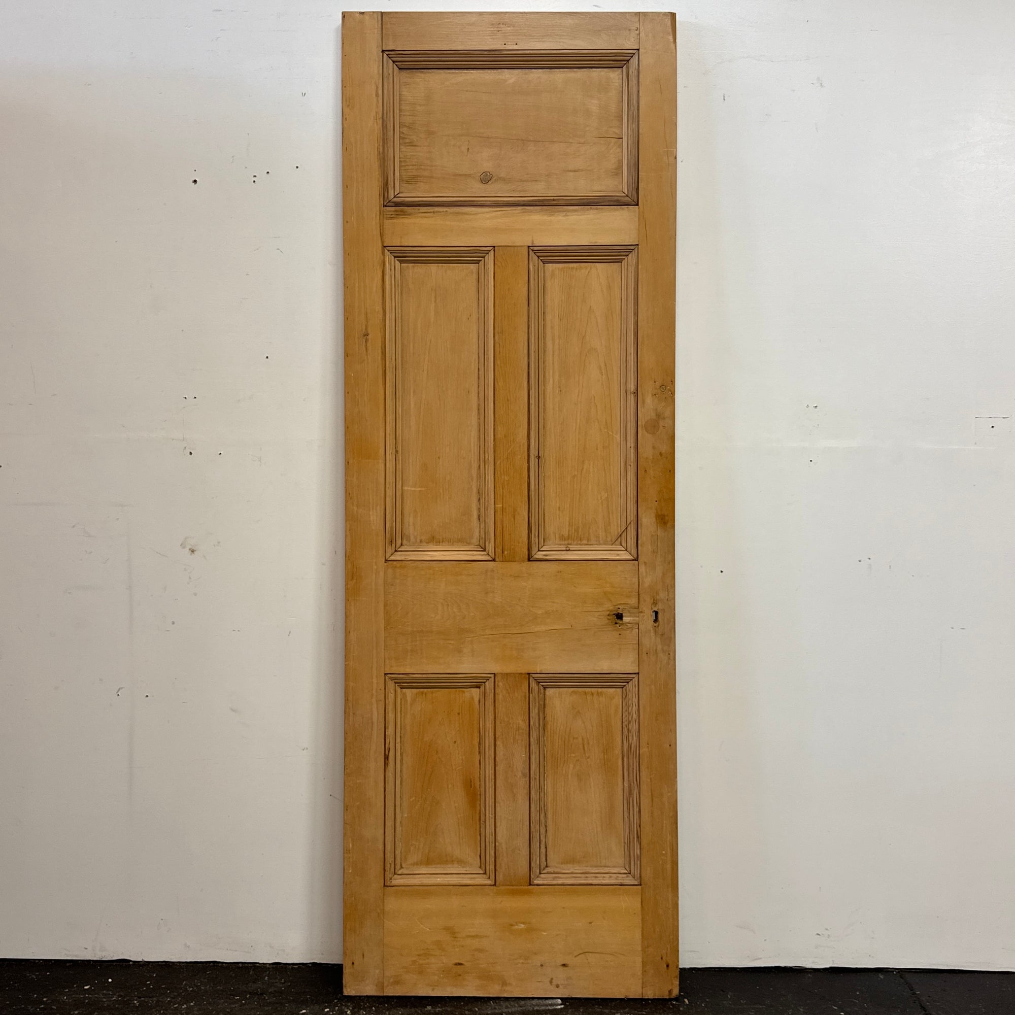 Antique 5 Panel Door 217.5cm x 74cm | The Architectural Forum