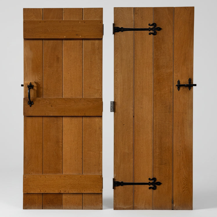 Antique Victorian Pine Latch Door - 189.5cm x 75.5cm x 2cm | The Architectural Forum