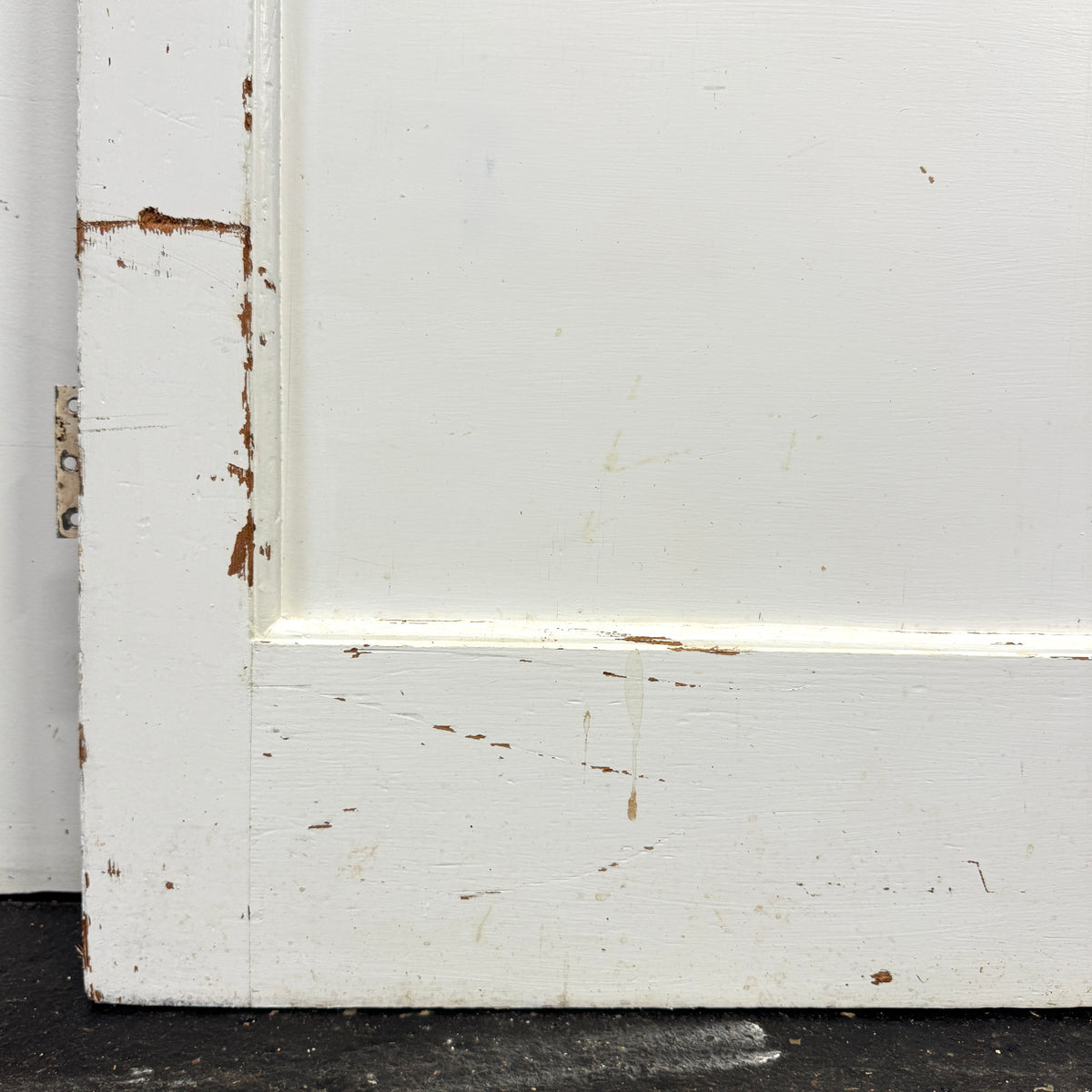 Reclaimed Mid-Century 1950s Four Panel Door 198cm x 76cm | The Architectural Forum