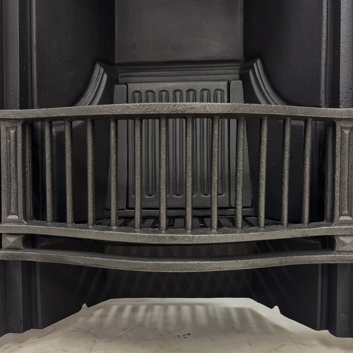 Antique Tiled Cast Iron Combination Fireplace | The Architectural Forum