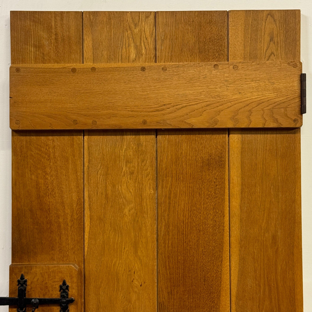 Antique Victorian Pine Latch Door - 193.5cm x 75.5cm x 2cm | The Architectural Forum