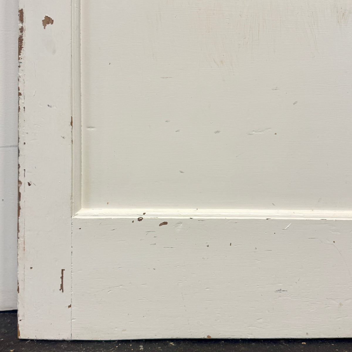 Reclaimed Mid-Century 1950s Four Panel Door 197cm x 75.5cm | The Architectural Forum