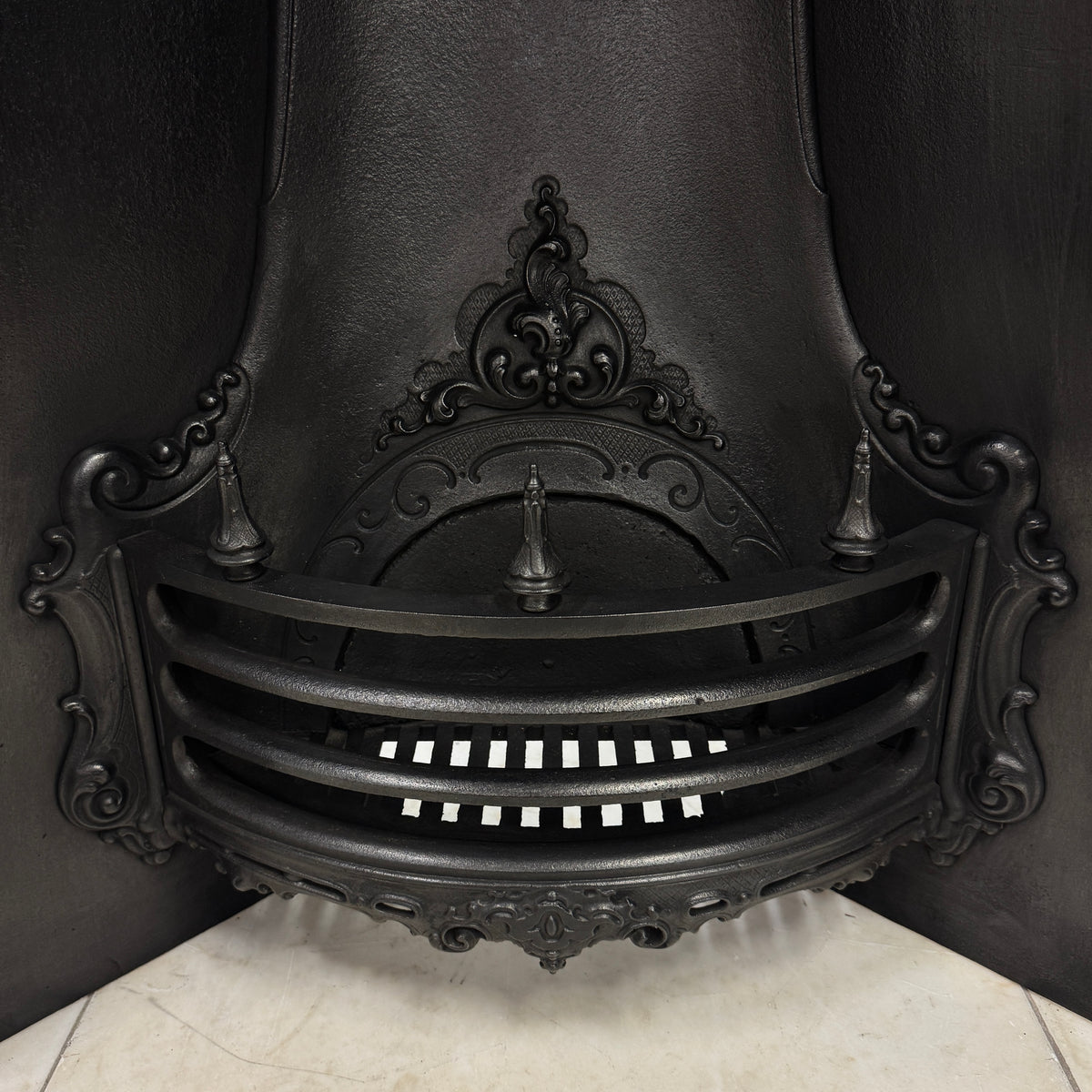 Antique Ornate Victorian Cast Iron Insert | The Architectural Forum