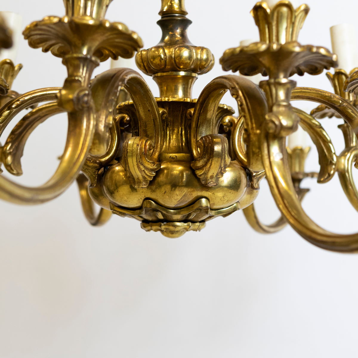 Antique Early 19th Century Gilded Brass Chandelier | The Architectural Forum