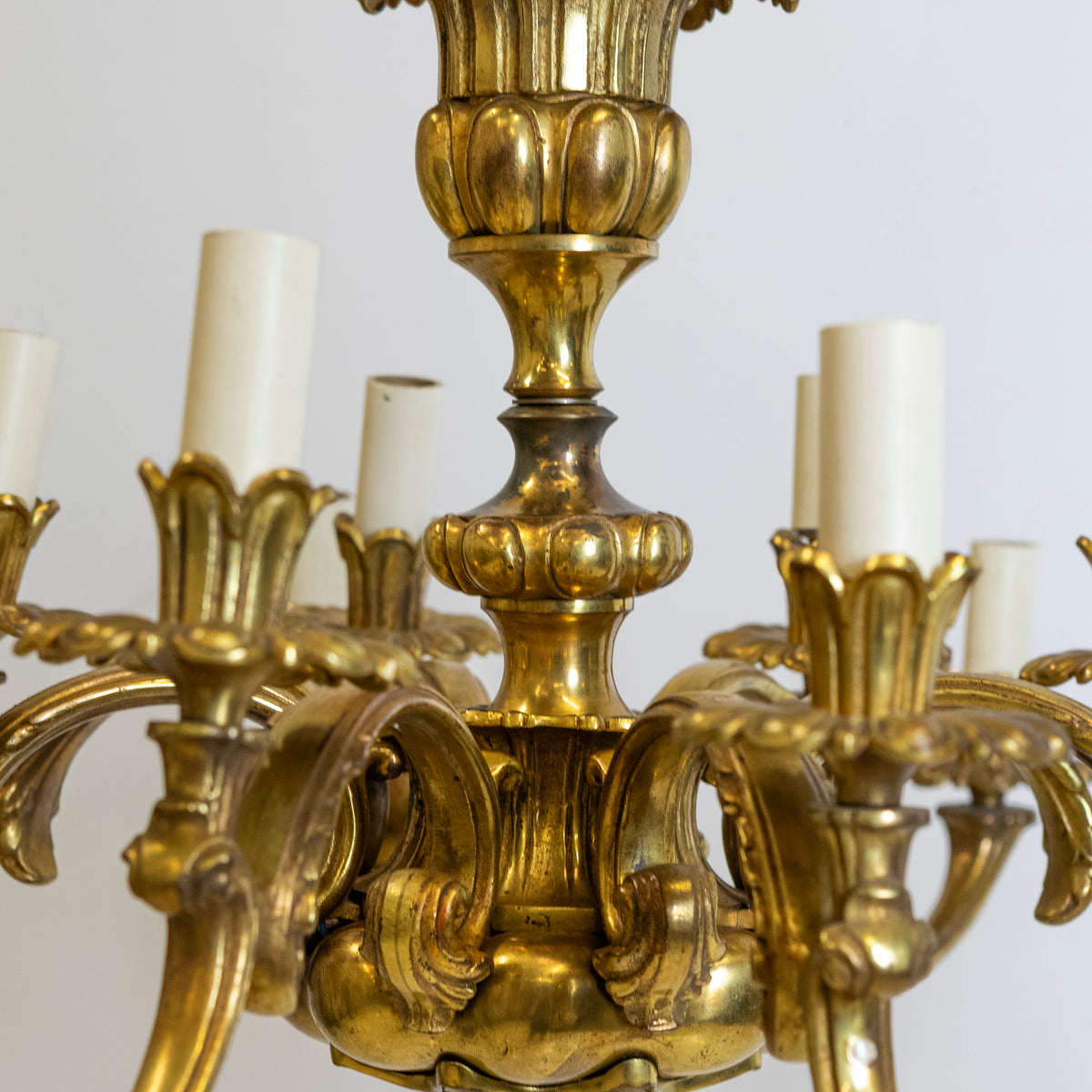 Antique Early 19th Century Gilded Brass Chandelier | The Architectural Forum
