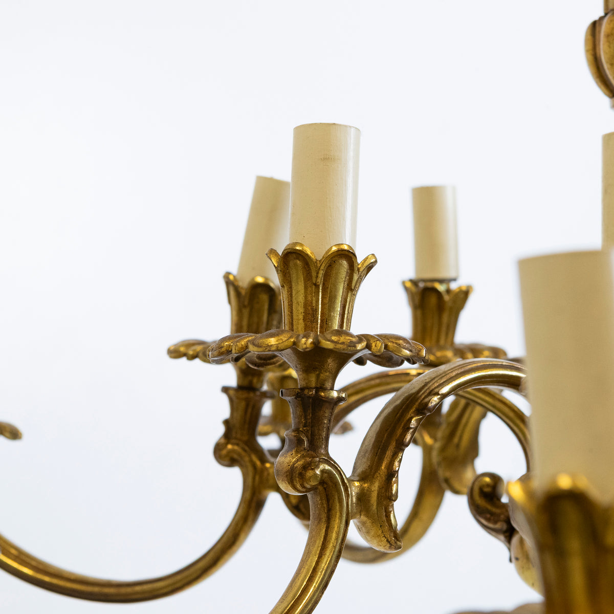 Antique Early 19th Century Gilded Brass Chandelier | The Architectural Forum