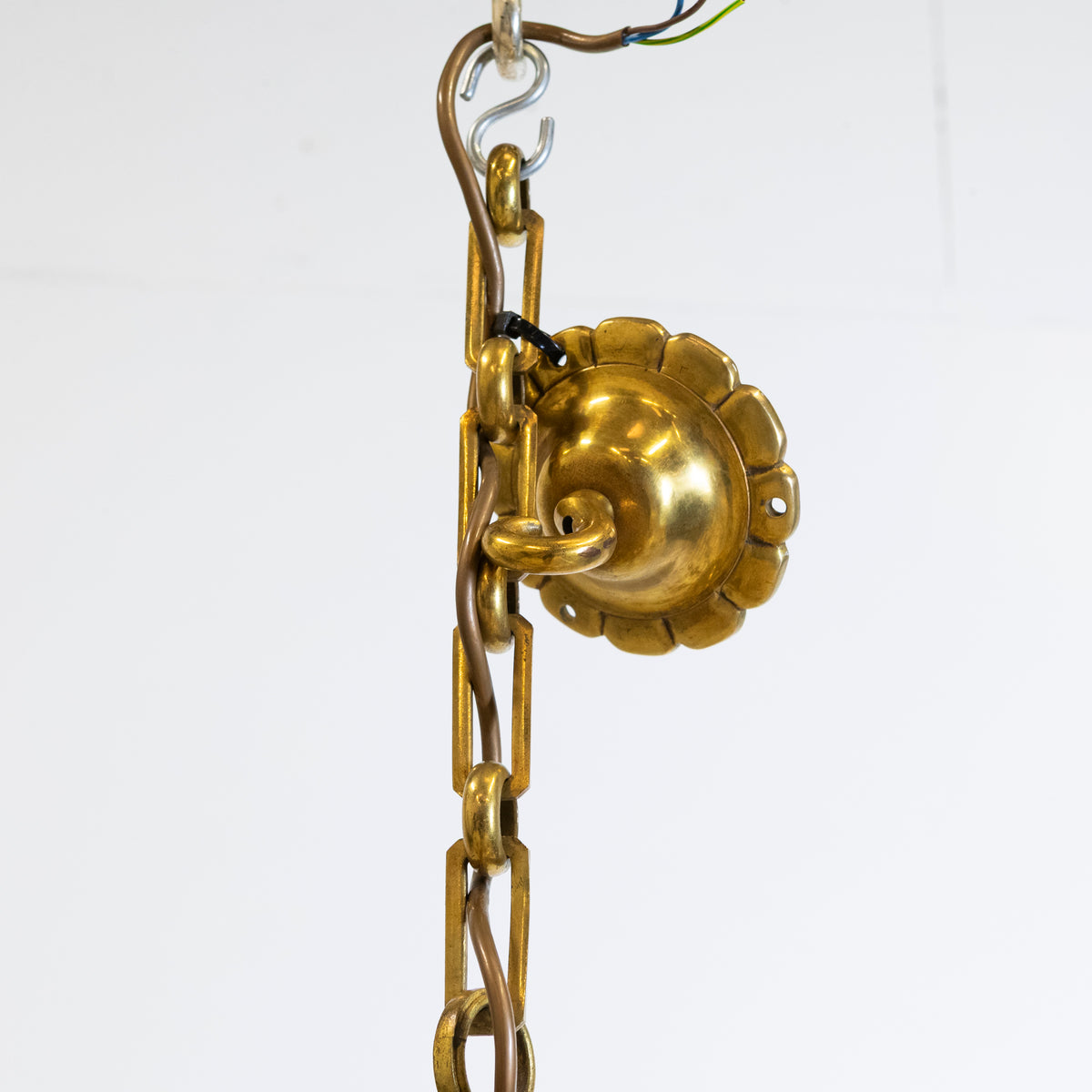 Antique Early 19th Century Gilded Brass Chandelier | The Architectural Forum